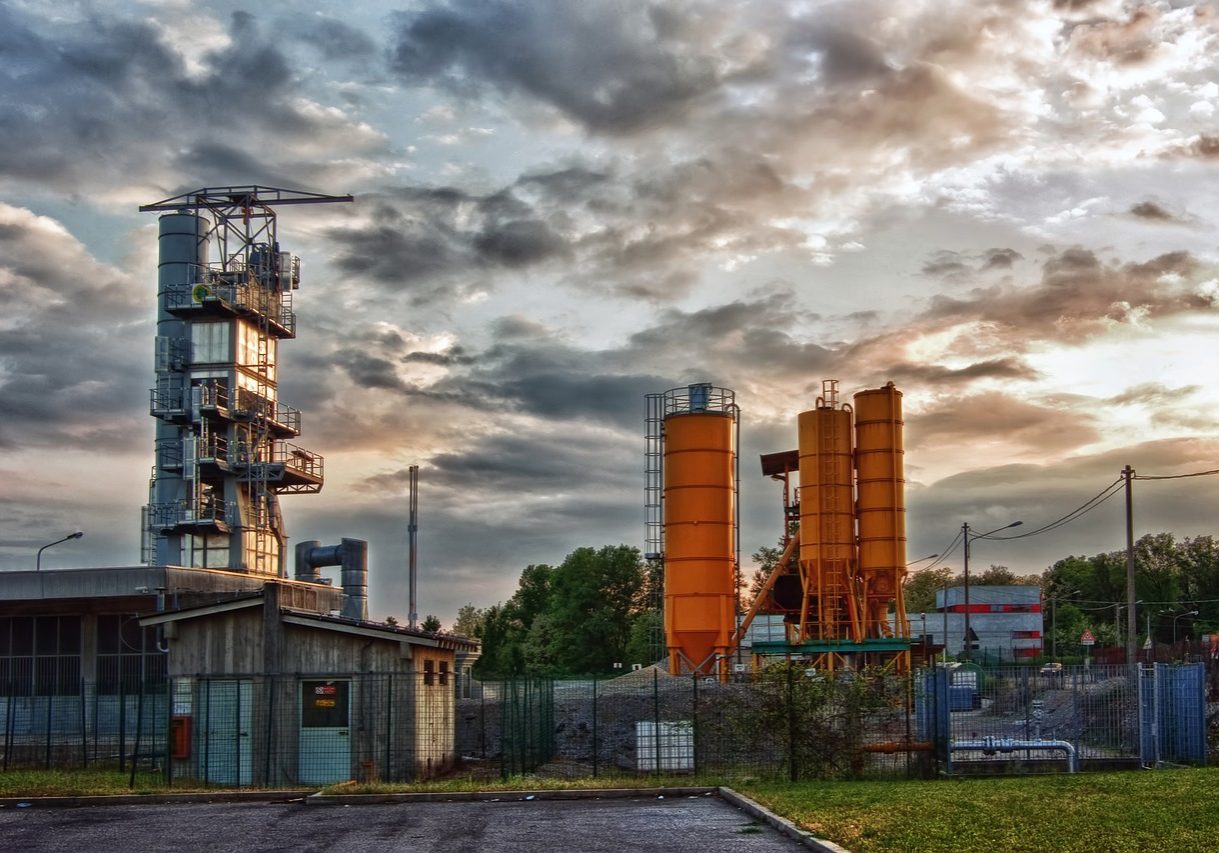 industrial plant, factory, buildings